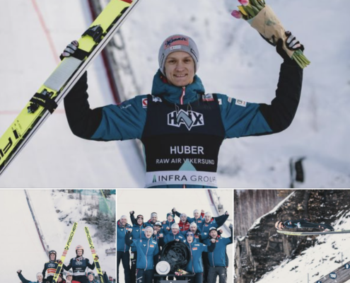 Daniel Huber Weltcupsieg Vikersund 2024