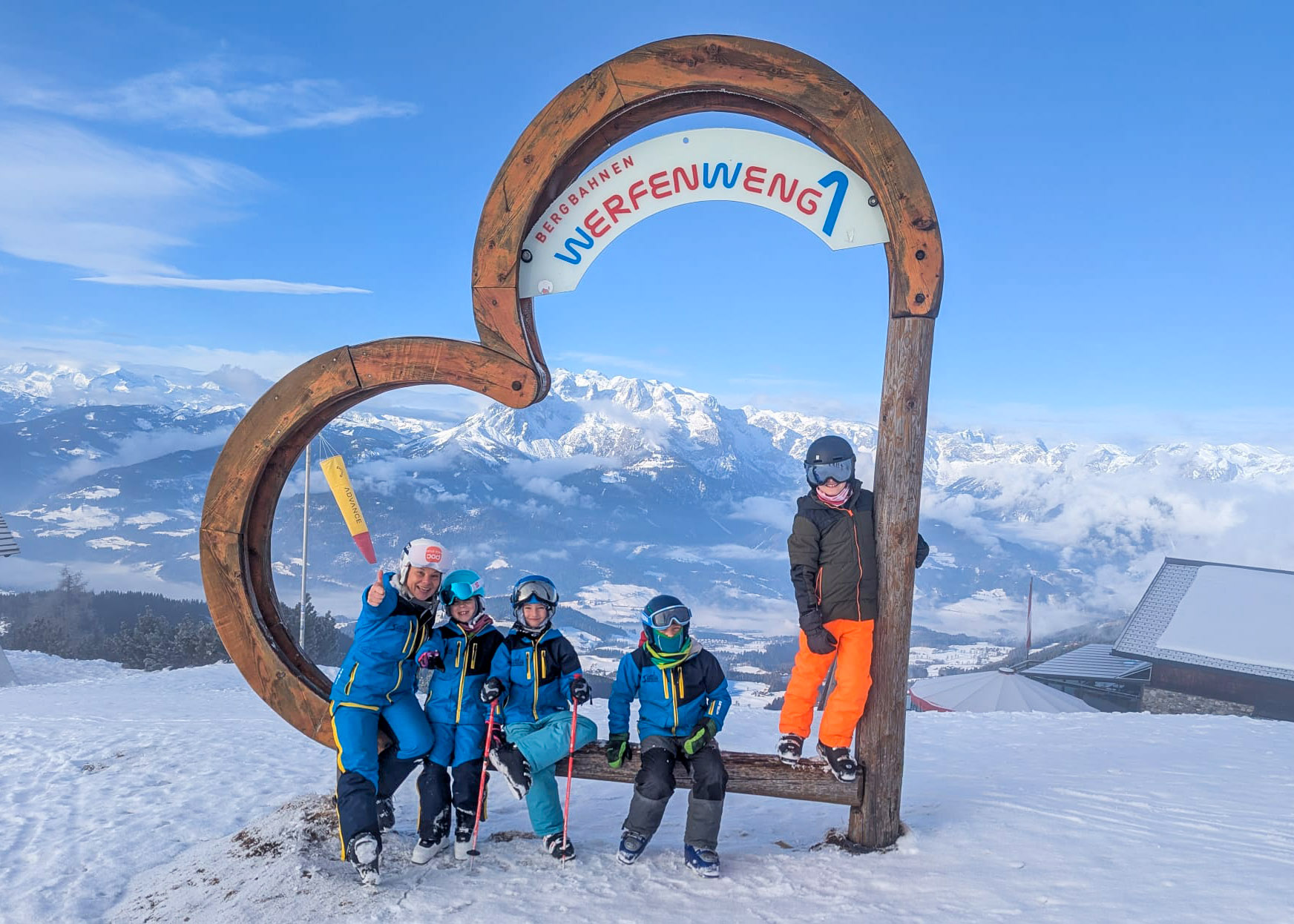 Kinder-Skifahren Werfenweng 7.2.2026